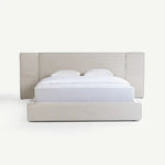 Load image into Gallery viewer, King Bed with Storage 180x200cm – Ecru