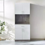 Load image into Gallery viewer, Kitchen Cabinet, Tall Bar Cabinet with Drawer &amp; Shelves