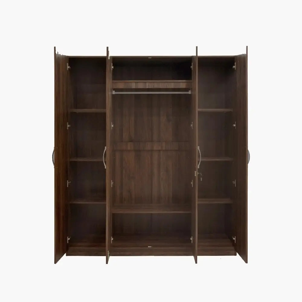 Kulltorp Plus 4-Door Wardrobe with Mirror-165488066-GCC Home Center