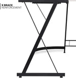 Load image into Gallery viewer, L-Shaped Gaming Desk – Ergonomic K-Shaped Computer Desk for Home Office