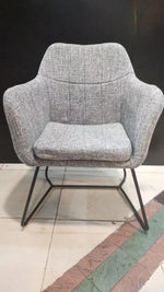 Load image into Gallery viewer, LANNY Dining Room/Restaurant Chair/Hotel chair/Office Visitor Chair/Modern Medium Back Luxury Lamb Wool Chair SZ813 (off white)-GCC Home Center