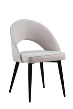 Load image into Gallery viewer, LANNY Dining Room/Restaurant Chair/Hotel chair/Office Visitor Chair/Modern Medium Back Luxury Lamb Wool Chair SZ813 (off white)-GCC Home Center