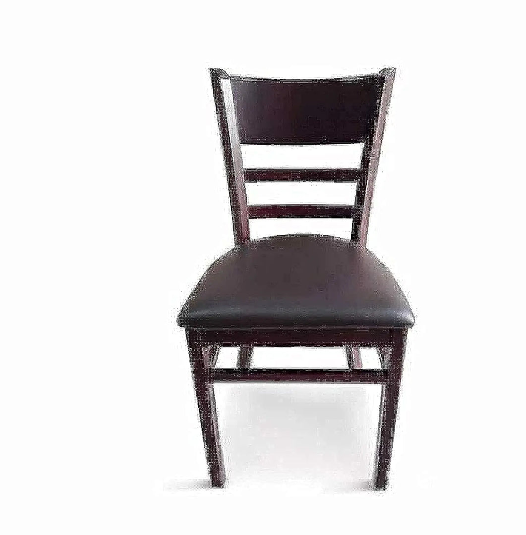 LANNY Stackable Solid Wood Dining Chair for Kitchen,Bistro,Resteraunt in Brown Color with Rattan Seat (Light Brown, 1)-GCC Home Center
