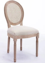 Load image into Gallery viewer, LANNY Stackable Solid Wood Dining Chair for Kitchen,Bistro,Resteraunt in Brown Color with Rattan Seat (Light Brown, 1)-GCC Home Center
