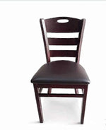 Load image into Gallery viewer, LANNY Stackable Solid Wood Dining Chair for Kitchen,Bistro,Resteraunt in Brown Color with Rattan Seat (Light Brown, 1)-GCC Home Center