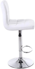 Load image into Gallery viewer, LANNY White Color PU Leather Barstool High Chair for Kitchen Bar Shop, Adjustable Height Up and Down Office Furniture-GCC Home Center