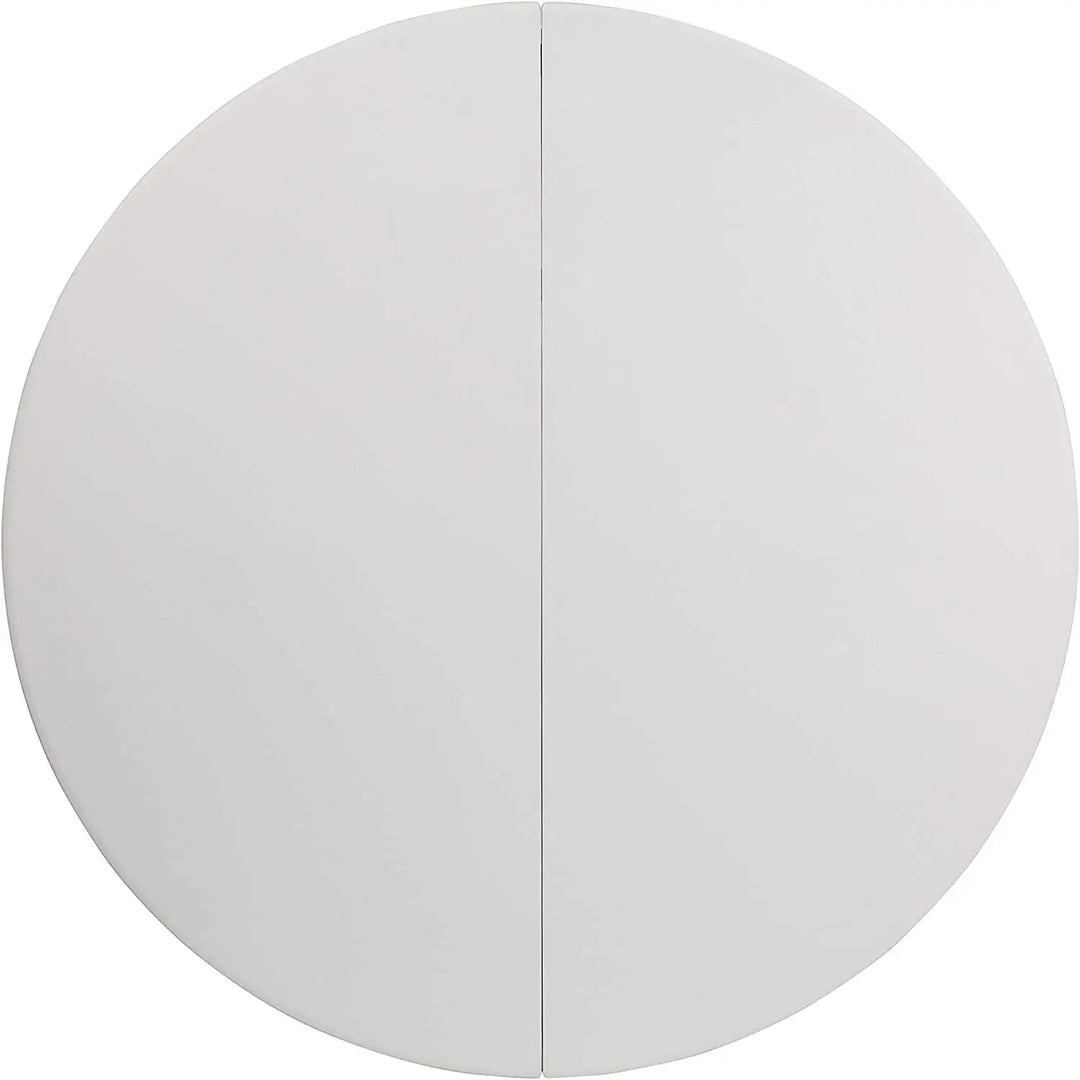 LANNY White Portable Plastic Round Folding Table for Dining Ø150cm ZY150QL for Buffeet Party Picnic Stuff Indoor Outdoor of max 12 Person-GCC Home Center
