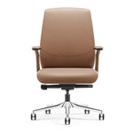 Load image into Gallery viewer, Leather Low Back Office Chair - Brown-GCC Home Center