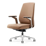 Load image into Gallery viewer, Leather Low Back Office Chair - Brown-GCC Home Center