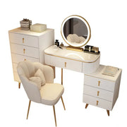 COOLBABY Light luxury dressing table bedroom modern simple network red ins style makeup table Nordic storage cabinet one size apartment-GCC Home Center