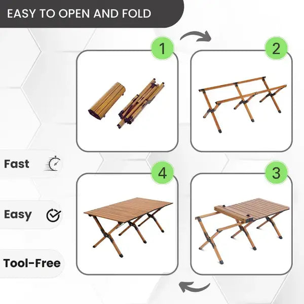 Lightweight Portable Folding Camping Table