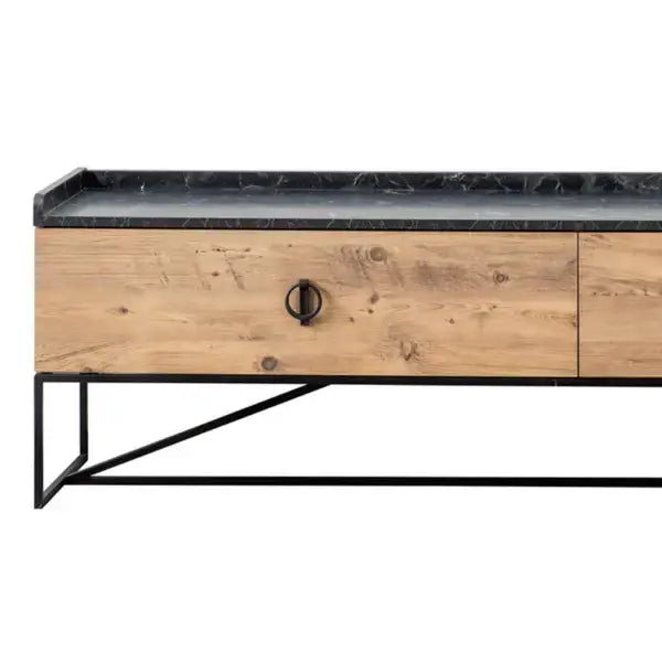 Loft TV Cabinet – Black Top