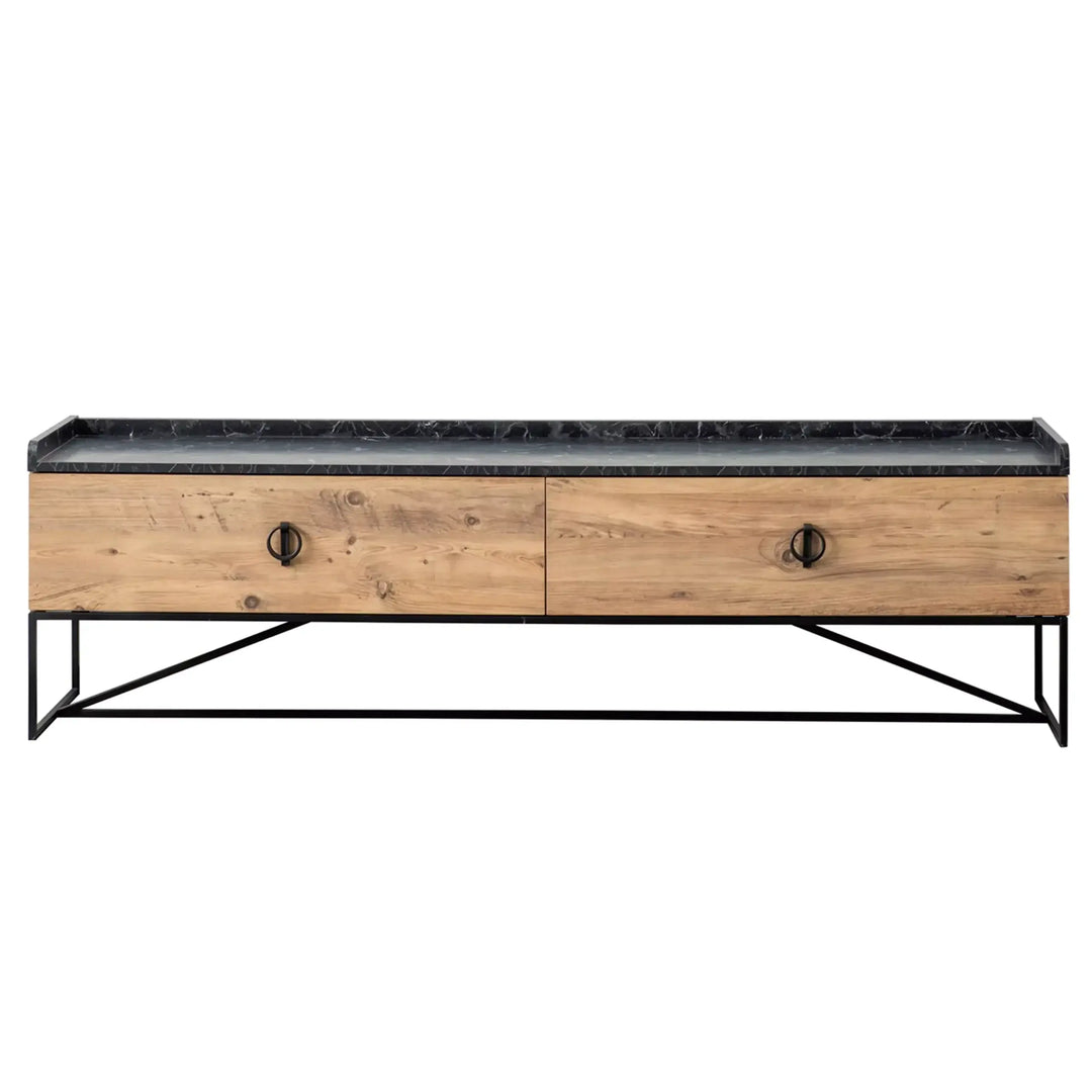 Loft TV Cabinet – Black Top