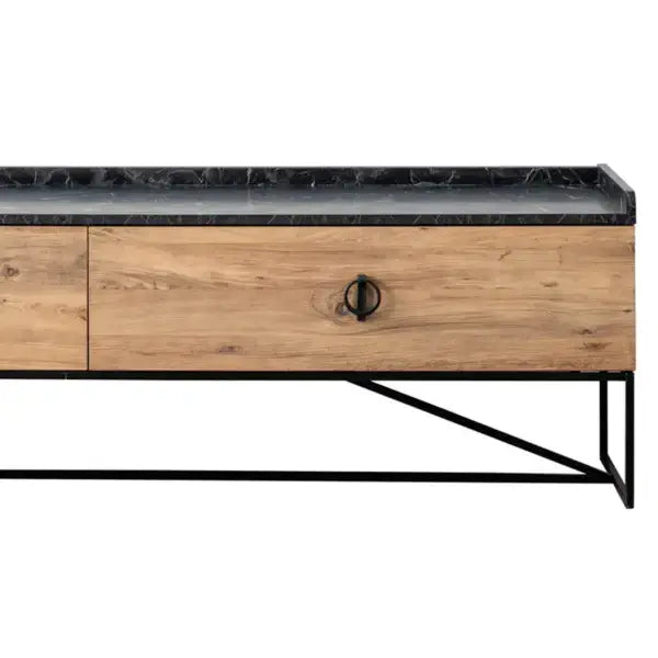 Loft TV Cabinet – Black Top