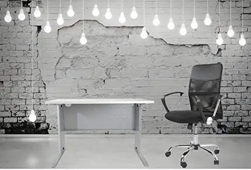 Low Back Mesh Office Chair with Adjustable Height Without Draft Kit - Black-GCC Home Center
