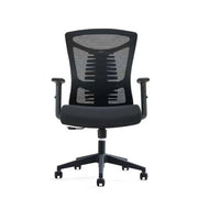 Low Back Office Chair With Height Adjustable And Metal Legs-GCC Home Center