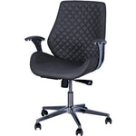 Load image into Gallery viewer, Low Back Office Chair With Height Adjustable, Arm Rest And Swivel Wheels-GCC Home Center