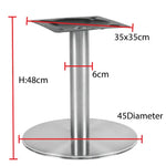 Load image into Gallery viewer, Jilphar Furniture Low Height SS Table Base JP3007-GCC Home Center