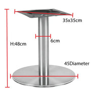 Jilphar Furniture Low Height SS Table Base JP3007-GCC Home Center