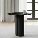 Load image into Gallery viewer, Luxe Round Dining Table with Marble Top