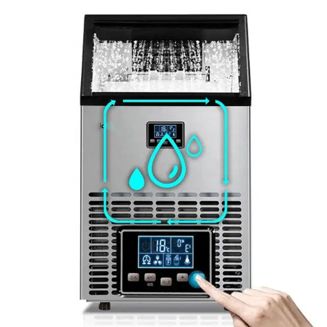 Arabian Mall Commercial Ice Maker Machine with Self-Clean (60-80KG/24H