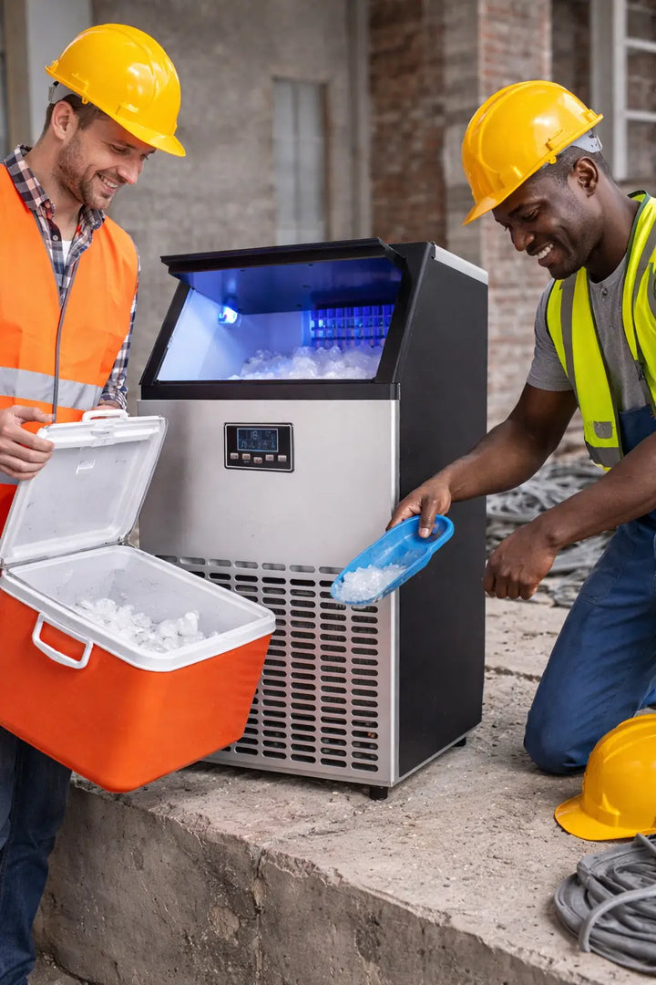 Arabian Mall Commercial Ice Maker Machine with Self-Clean (60-80KG/24H