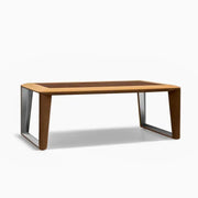Luxurious Coffee Table With Stainless Steel Leg For Indoor And Outdoor - Forster Yellow-GCC Home Center