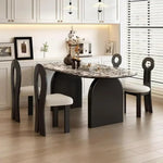 Load image into Gallery viewer, Luxurious Marble Top 6 Seater Dining Set