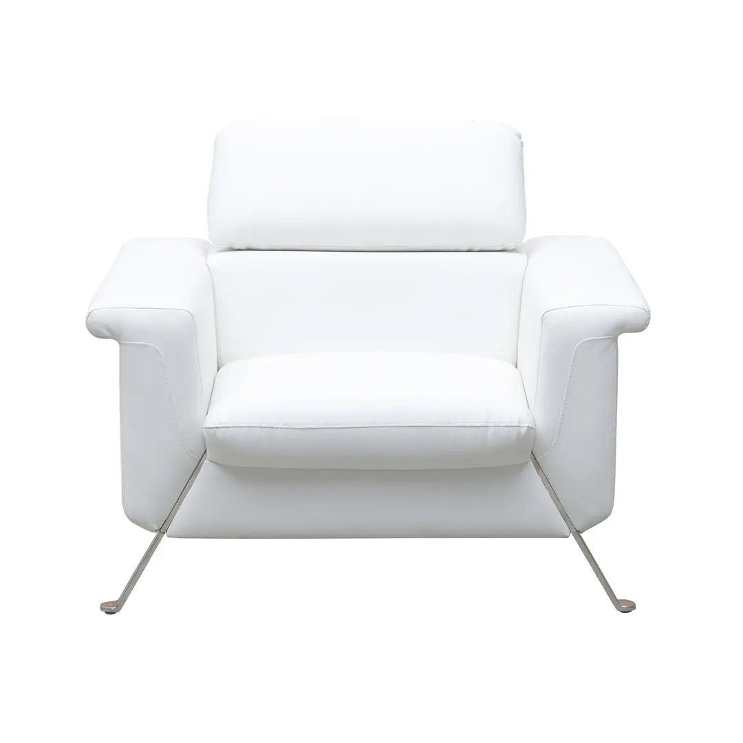 Luxurious PU Leather Office Sofa Set Metal Legs For Living Room And Office-GCC Home Center
