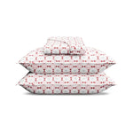 Load image into Gallery viewer, Luxury 100% Cotton Fitted Sheet Set – Regatta Blush, Argyle Pattern, 90x200cm-GCC Home Center