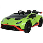 Load image into Gallery viewer, Luxury 2.4G Kids Ride-On Sports Car –Lamborghini Huracan STO Ride on Car for Kids - Green