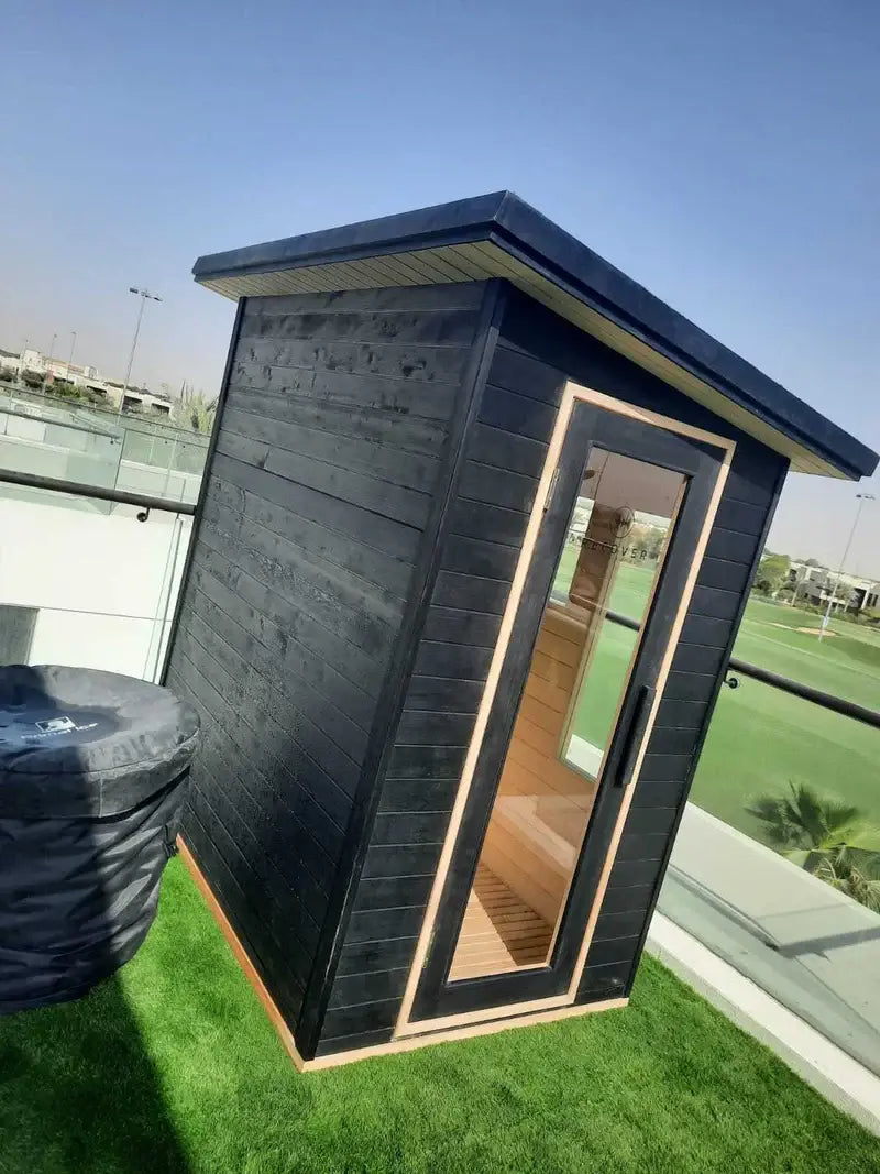 Luxury 3-Person Outdoor Dry Sauna