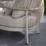 Load image into Gallery viewer, Luxury 5-Seater Aluminum Rope Sofa Set with 2 Tables – Beige
