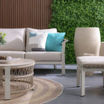 Load image into Gallery viewer, Luxury 5-Seater Aluminum Rope Sofa Set with 2 Tables – Beige