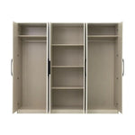 Load image into Gallery viewer, Luxury 6 Door Wardrobe – Walnut &amp; Beige