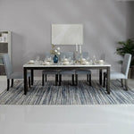 Load image into Gallery viewer, Luxury 8-Seater Dining Set – White &amp; Antique Grey
