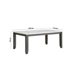 Load image into Gallery viewer, Luxury 8-Seater Dining Set – White &amp; Antique Grey
