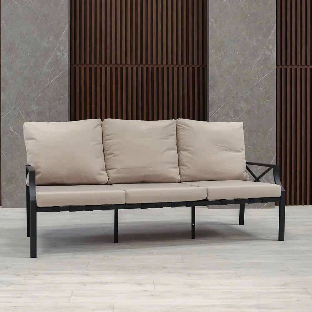 Luxury 9-Seater Outdoor Sofa Set - Grey