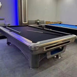 Load image into Gallery viewer, COOLBABY Luxury 9FT Pool Table Professional Solid Wood Billiard Table with Complete Billiard Accessory Sets, Perfect for Family Game
