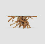 Load image into Gallery viewer, Luxury Coffee Table with Teak Root Wood in Natural Finish