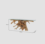 Load image into Gallery viewer, Luxury Coffee Table with Teak Root Wood in Natural Finish