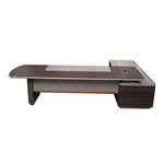 Load image into Gallery viewer, Luxury Executive Office Table With Elegant Brown Finish For Modern Office-GCC Home Center