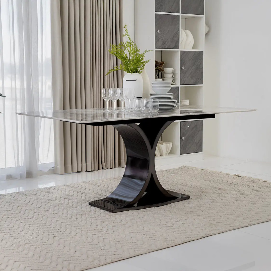 Luxury Faux Marble Dining Table