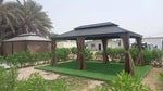 Load image into Gallery viewer, Luxury Gazebo 3.65 x 6m Double Roof Aluminum Gazebo - Brown-GCC Home Center