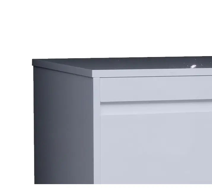 Luxury HDF Low Cabinet With 2-Door Cabinet And 2-Shelves, Glossy White-GCC Home Center