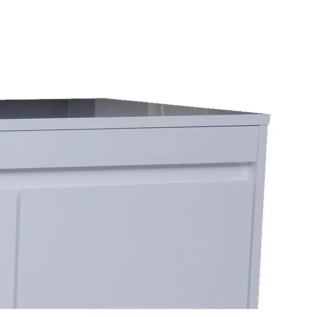 Luxury HDF Low Cabinet With 2-Door Cabinet And 2-Shelves, Glossy White-GCC Home Center