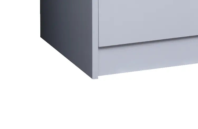 Luxury HDF Low Cabinet With 2-Door Cabinet And 2-Shelves, Glossy White-GCC Home Center