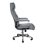 Load image into Gallery viewer, Luxury High Back Office Chair With Leather Pads And Metal Legs-GCC Home Center