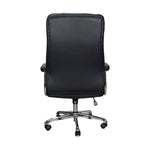 Load image into Gallery viewer, Luxury High Back Office Chair With Leather Pads And Metal Legs-GCC Home Center