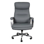 Load image into Gallery viewer, Luxury High Back Office Chair With Leather Pads And Metal Legs-GCC Home Center